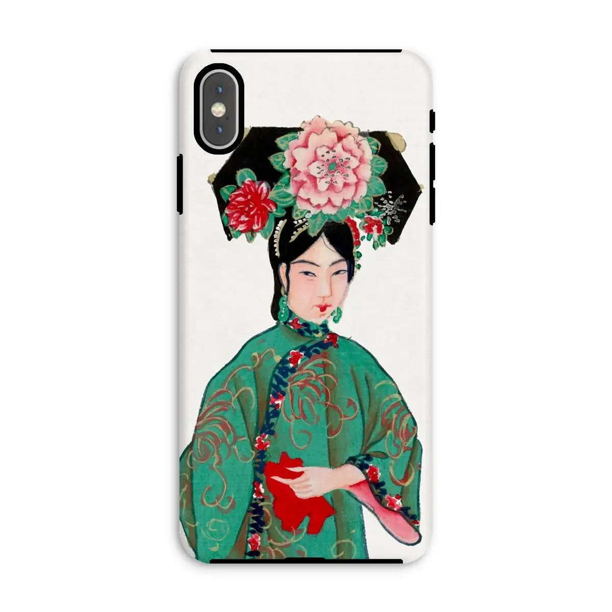 Noblewoman - Qing Dynasty Manchu Fashion Art Iphone Case Xs Max / Matte Mobile Phone Cases