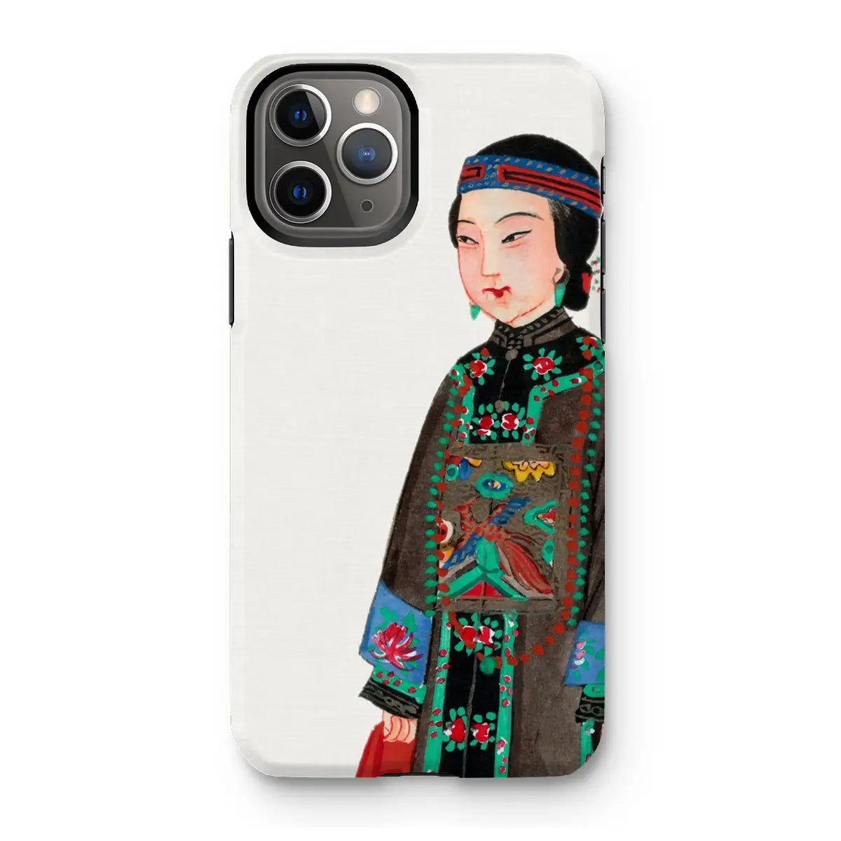 Noblewoman - Qing Dynasty Manchu Fashion Art Iphone Case 11 Pro / Matte Mobile Phone Cases