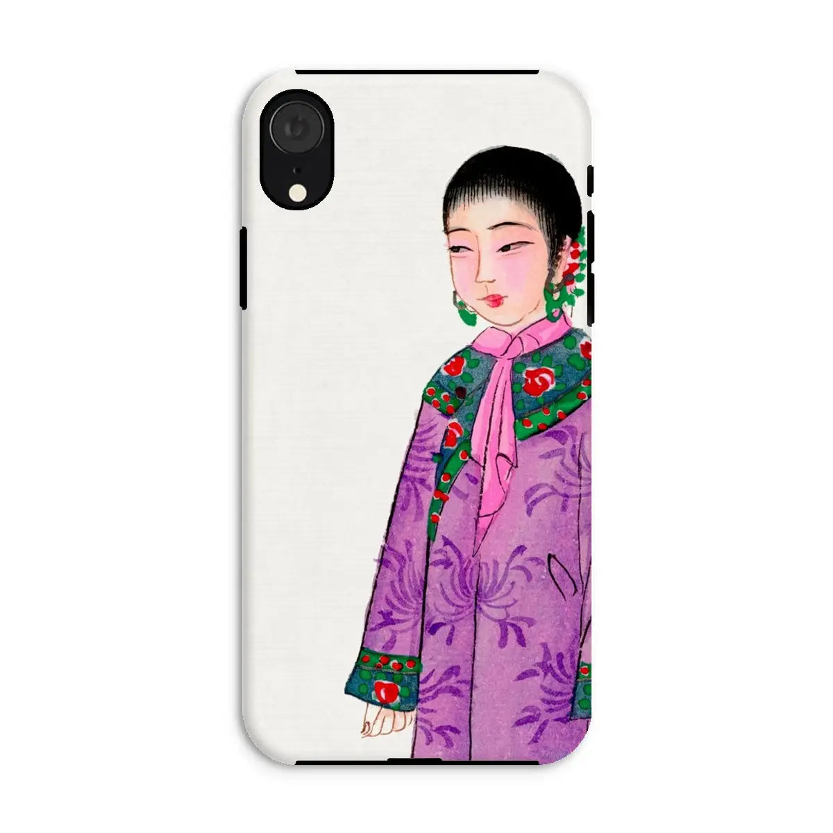 Noblewoman - Qing Dynasty Manchu Fashion Art Iphone Case Xr / Matte Mobile Phone Cases