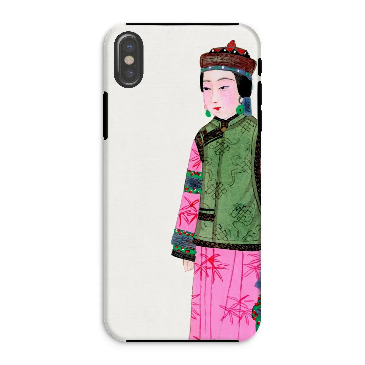 Noblewoman - Manchu Fashion Art Iphone Case Xs / Matte Mobile Phone Cases