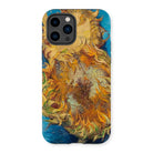 Sunflowers - Vincent Van Gogh Post Impressionist Iphone Case 14 Pro / Matte Mobile Phone Cases