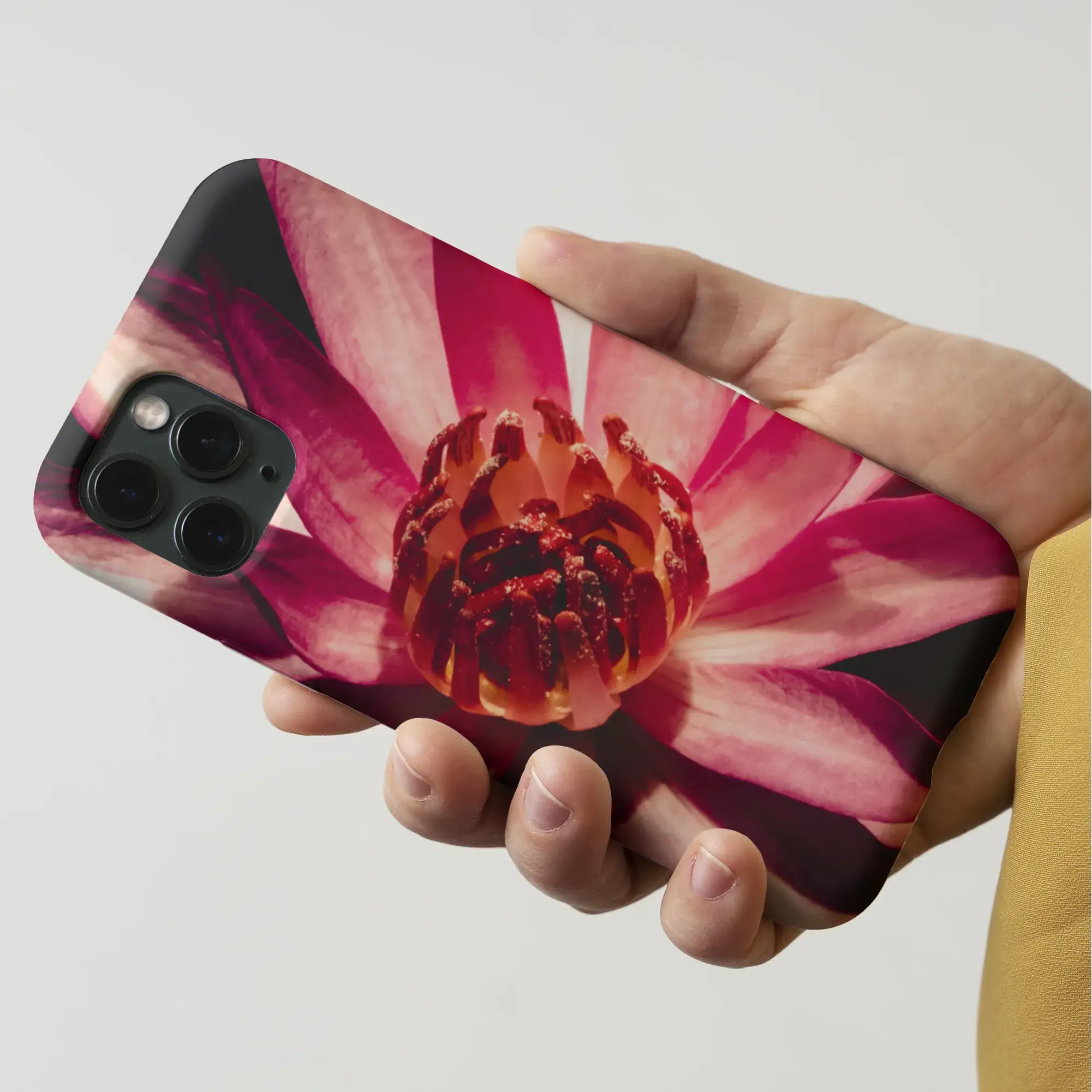 Casanova - Pink Red Lotus Flower Art Photography Iphone Case Mobile Phone Cases