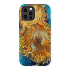 Sunflowers - Vincent Van Gogh Post Impressionist Iphone Case 13 Pro / Matte Mobile Phone Cases