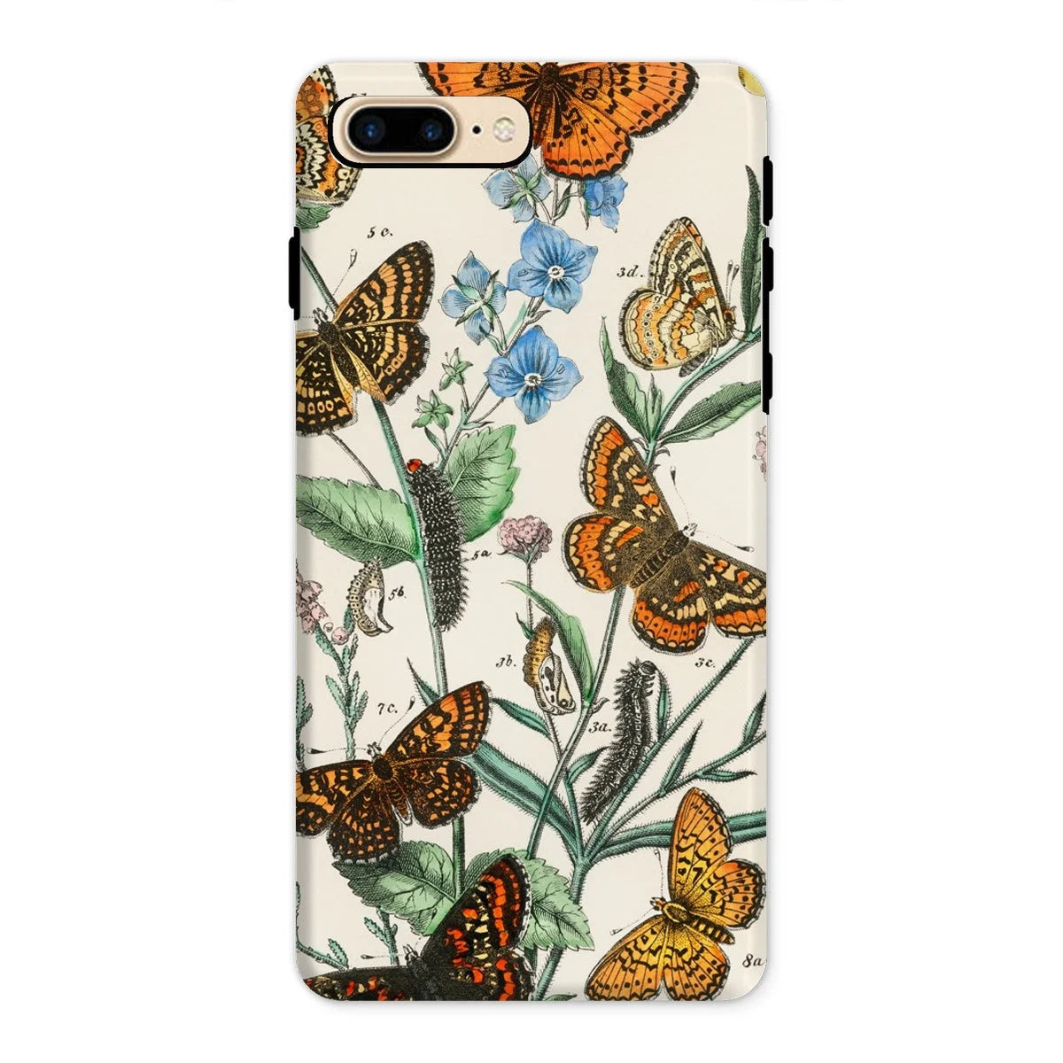 European Butterflies & Moths 2 - William Forsell Kirby Iphone Case 8 Plus / Matte Mobile Phone Cases