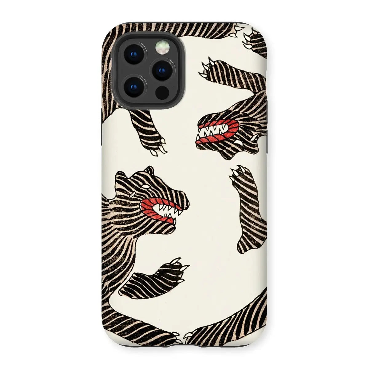 Japanese Woodblock Tiger - Taguchi Tomoki Iphone Case 12 Pro / Matte Mobile Phone Cases