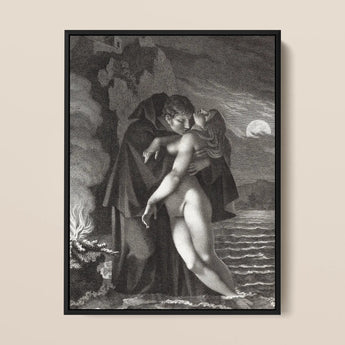 Phrosine and Melidore - Pierre Paul Prud’hon Art Print / Canvas, 12x16’’ / 31x41cm / Black Frame, Posters Prints & Visual Artwork, Toby Leon