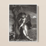 Phrosine and Melidore - Pierre Paul Prud’hon Art Print / Canvas, 12x16’’ / 31x41cm / White Frame, Posters Prints & Visual Artwork, Toby Leon