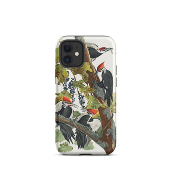 Pileated Woodpecker - John James Audubon Iphone Case, 12 Mini / Matte, Woodpecker-themed Phone Case