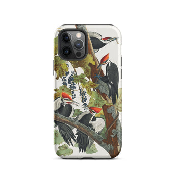 Pileated Woodpecker - John James Audubon Iphone Case, 12 Pro / Matte, Woodpecker-themed Phone Case