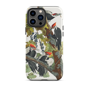 Pileated Woodpecker - John James Audubon Iphone Case, 13 Pro Max / Matte, Woodpecker-themed Phone Case