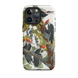 Pileated Woodpecker - John James Audubon Iphone Case, 15 Pro Max / Matte, Phone Case Woodpecker Illustration