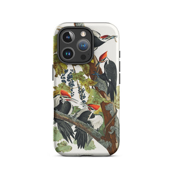 Pileated Woodpecker - John James Audubon Iphone Case, 16 Pro / Matte, Woodpecker-themed Phone Case