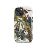 Pileated Woodpecker - John James Audubon Phone Case Iphone 13 / Matte Woodpecker-themed Phone Case John James Audubon, American Sparrow