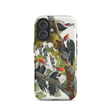 Pileated Woodpecker - John James Audubon Phone Case Iphone 16 / Matte Woodpecker-themed, American Sparrow Hawk, Mobile Cases