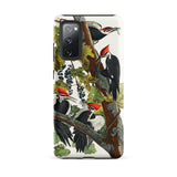 Pileated Woodpecker - John James Audubon Samsung Case, Galaxy S20 Fe / Matte, Phone Case Illustration Pileated Woodpeckers Branch Grapes