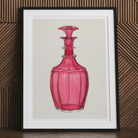 Carafe - Janet Riza Decorative 1930s Glassware Art Print Posters Prints & Visual Artwork