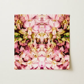 Pink Kaleidoscope - Thai Orchid Art Print / Canvas, Kaleidoscopic Orchid Art, Orchid Photography Art, Floral Fantasy