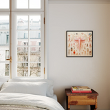 Pink Mama Moth - Alien Species Taxonomy Art Print / Canvas, Posters Prints & Visual Artwork, Toby Leon