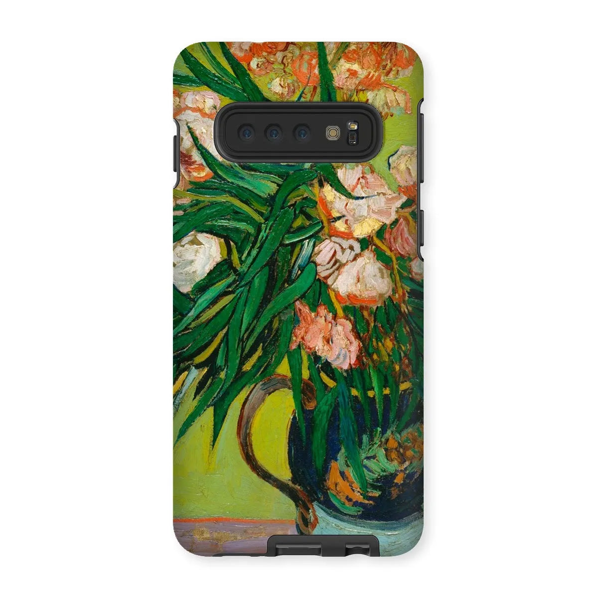 Pink Oleander Flowers Art Phone Case - Vincent Van Gogh - Samsung Galaxy S10 / Matte - Mobile Phone Cases - Aesthetic