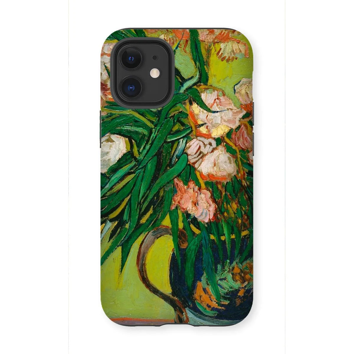 Pink Oleander Flowers Art Phone Case - Vincent Van Gogh - Iphone 12 Mini / Matte - Mobile Phone Cases - Aesthetic Art