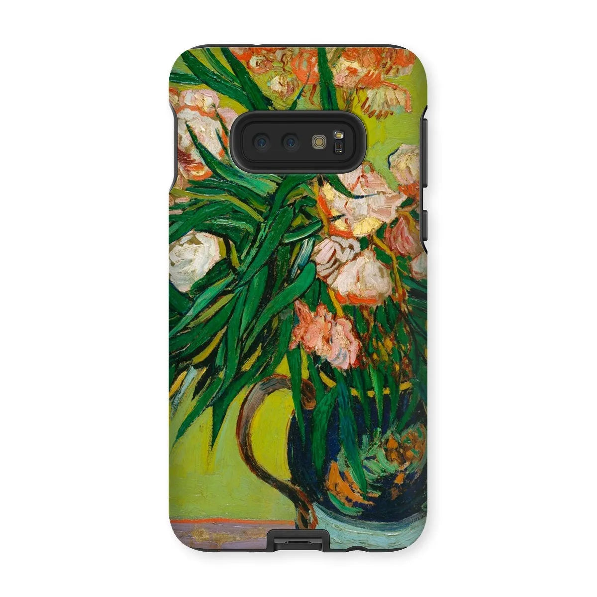 Pink Oleander Flowers Art Phone Case - Vincent Van Gogh - Samsung Galaxy S10e / Matte - Mobile Phone Cases - Aesthetic