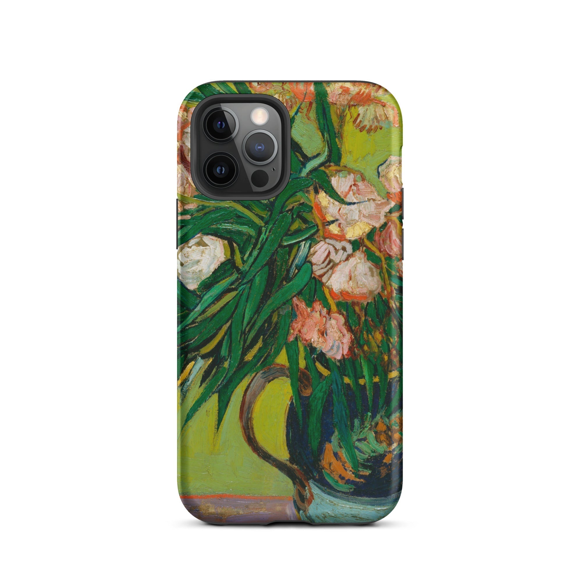 Pink Oleanders Vincent Van Gogh Floral Iphone Case, 12 Pro / Matte, Floral Art Phone Case