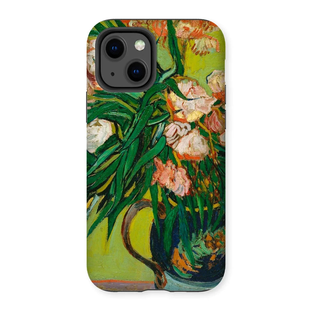 Pink Oleanders - Vincent Van Gogh Floral Iphone Case, 13 / Matte, Phone Case Colorful Floral Painting Design