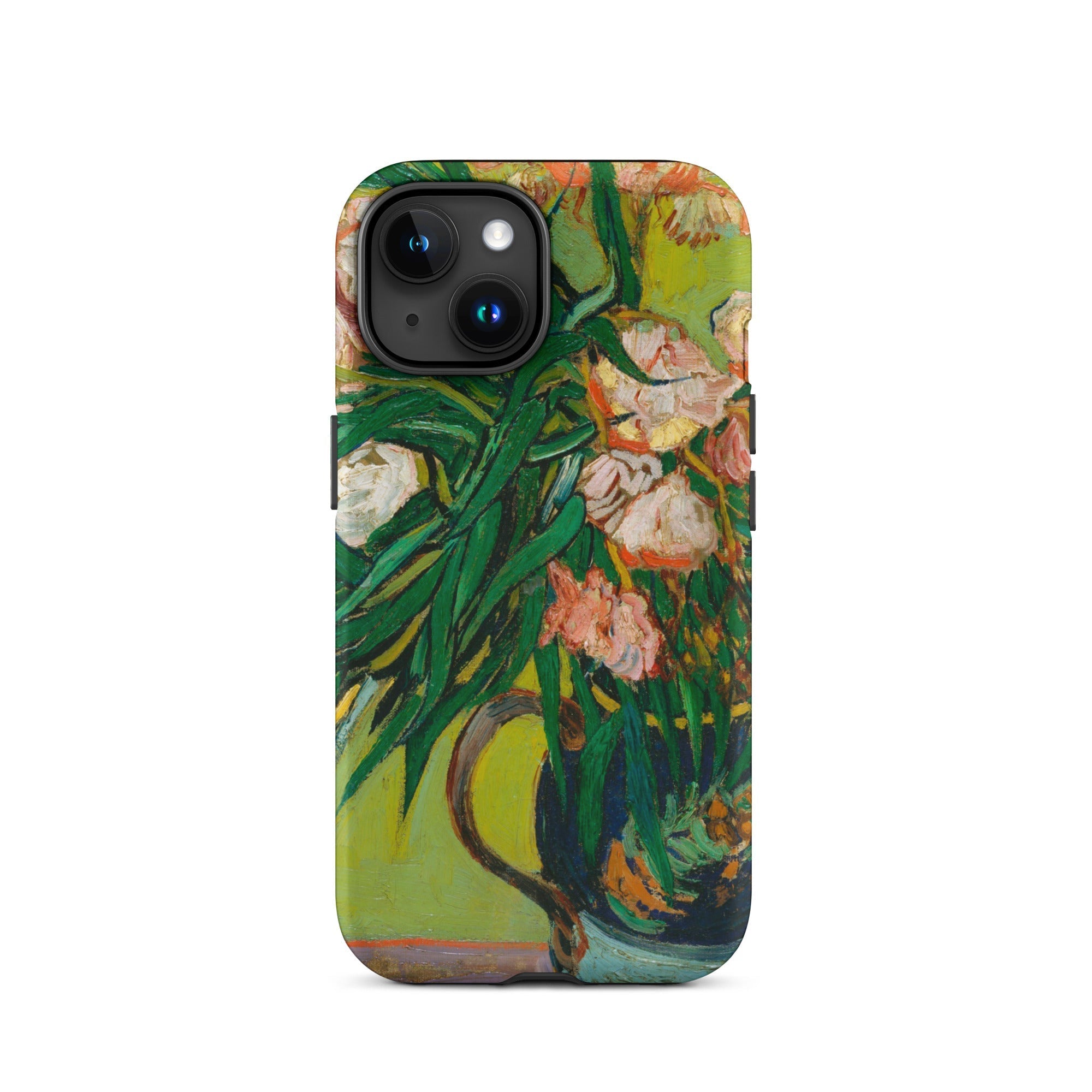 Pink Oleanders Vincent Van Gogh Floral Iphone Case, 15 / Matte, Floral Art Phone Case