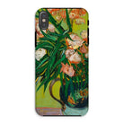Pink Oleanders - Vincent Van Gogh Floral Iphone Case, Xs / Matte, Phone Case Colorful Floral Painting Design