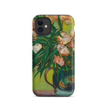 Pink Oleanders - Vincent Van Gogh Floral Phone Case Iphone 11 / Matte Floral Art Phone Case Vincent Gogh, Gogh’s Oleanders, Gogh