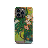Pink Oleanders - Vincent Van Gogh Floral Phone Case Iphone 13 Pro / Matte Floral Art Iphone Case Vincent Gogh, Gogh’s Oleanders, Gogh