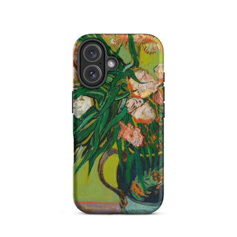 Pink Oleanders - Vincent Van Gogh Floral Phone Case Iphone 16 / Matte Floral Art Phone Case Vincent Gogh, Gogh’s Oleanders, Gogh