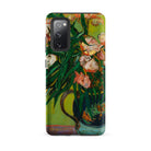 Pink Oleanders Vincent Van Gogh Floral Samsung Case, Galaxy S20 Fe / Matte, Cell Phone Case Vibrant Floral Painting