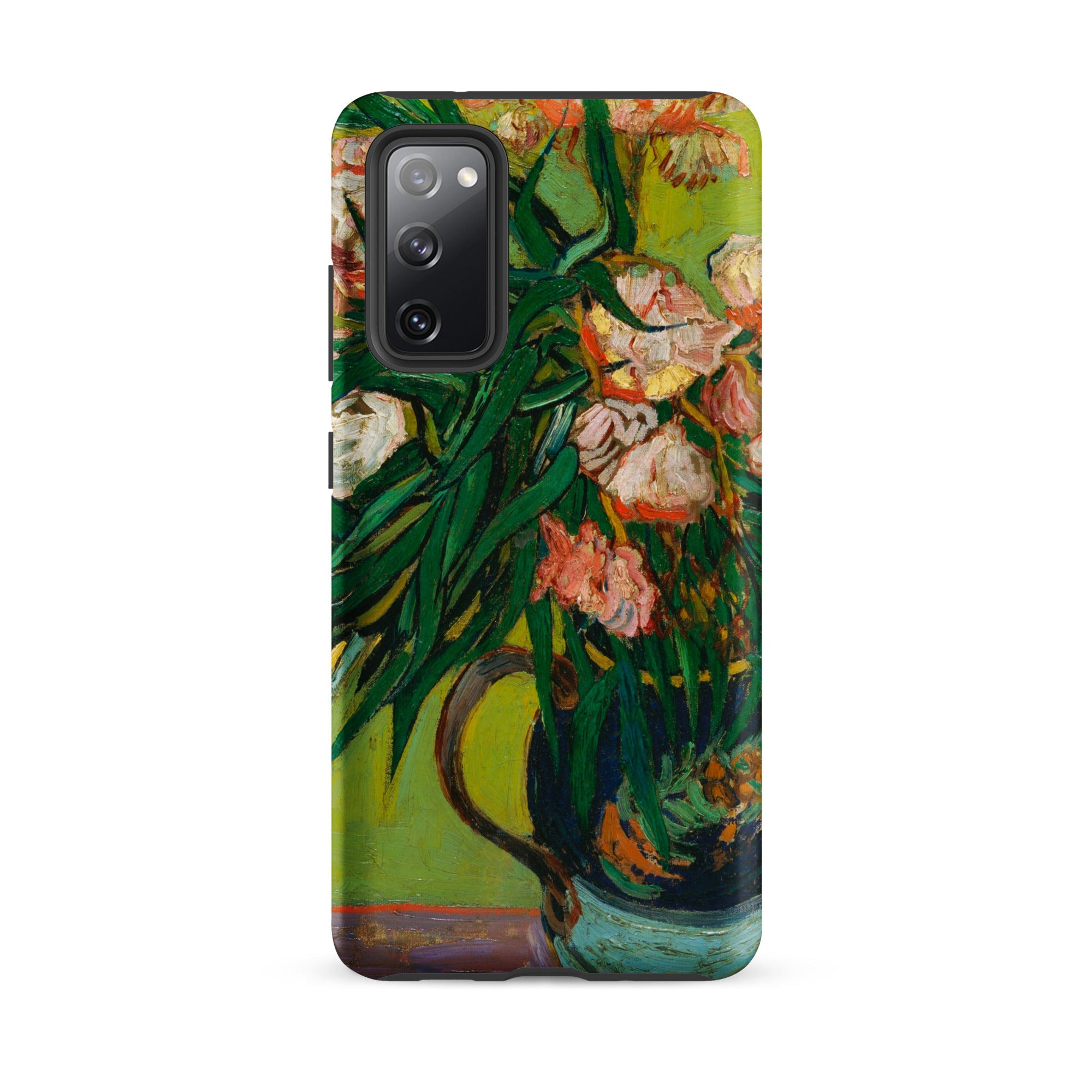 Pink Oleanders Vincent Van Gogh Floral Samsung Case, Galaxy S20 Fe / Matte, Cell Phone Case Vibrant Floral Painting