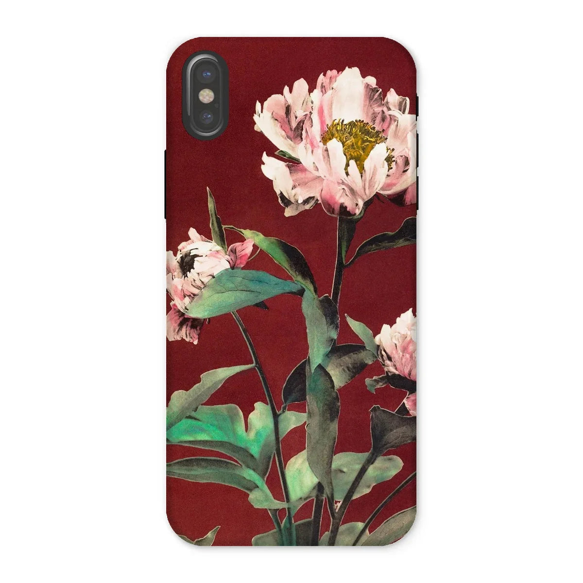 Pink Peonies - Kazumasa Ogawa Floral Iphone Case x / Matte Mobile Phone Cases