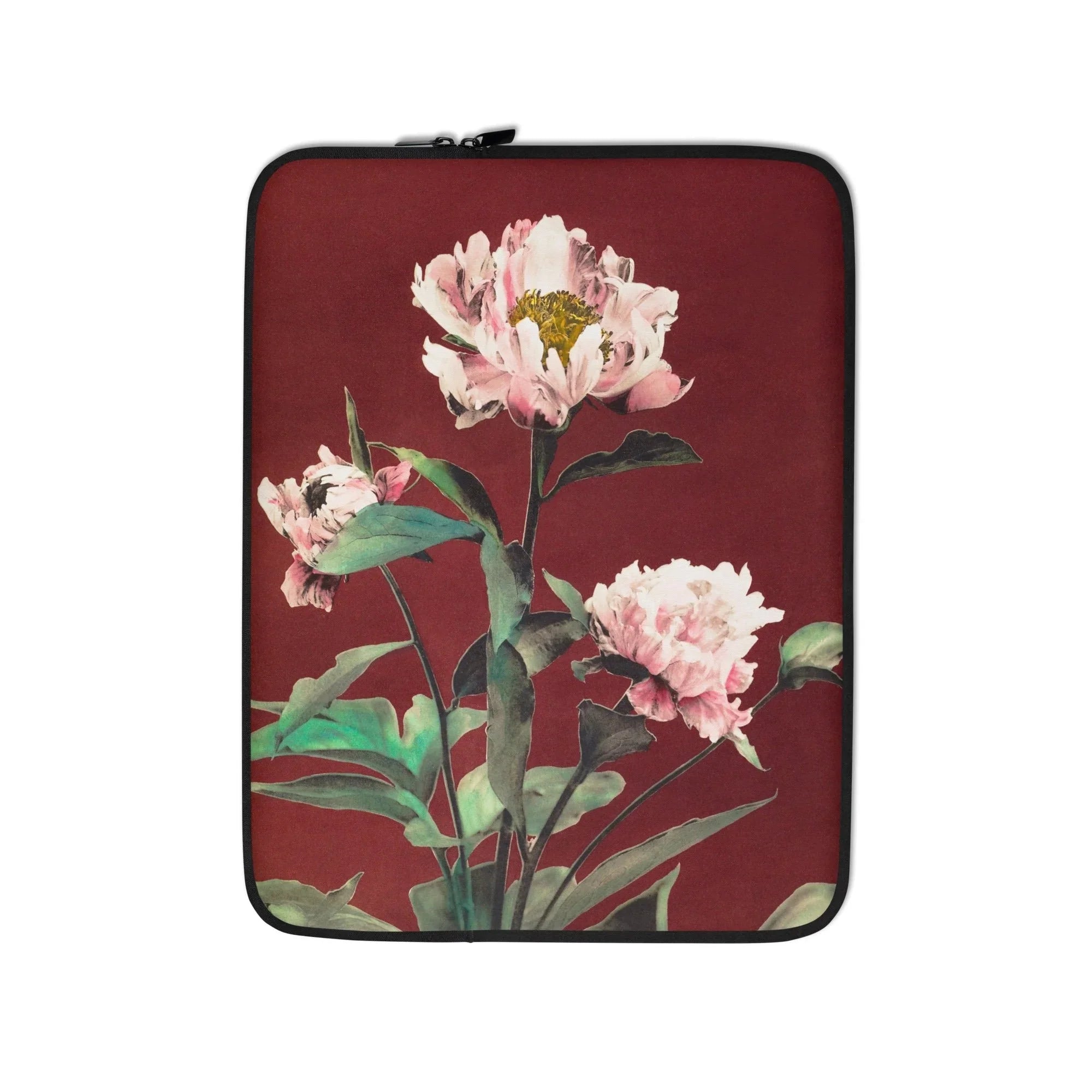 Pink Peonies - Kazumasa Ogawa Floral Laptop Sleeve 13″ Computer Covers & Skins