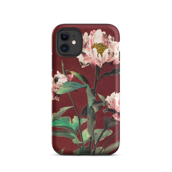 Pink Peonies - Ogawa Kazumasa Floral Iphone Case, 11 / Matte, Floral-patterned Phone Case