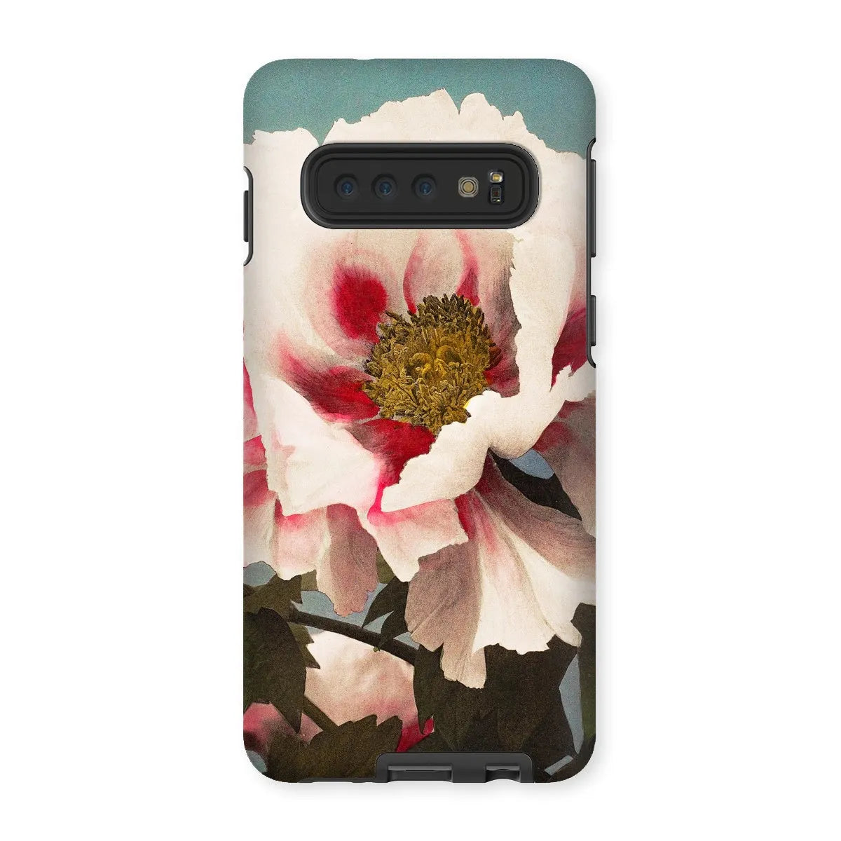 Pink Peony By Kazumasa Ogawa Art Phone Case - Samsung Galaxy S10 / Matte - Mobile Phone Cases - Aesthetic Art