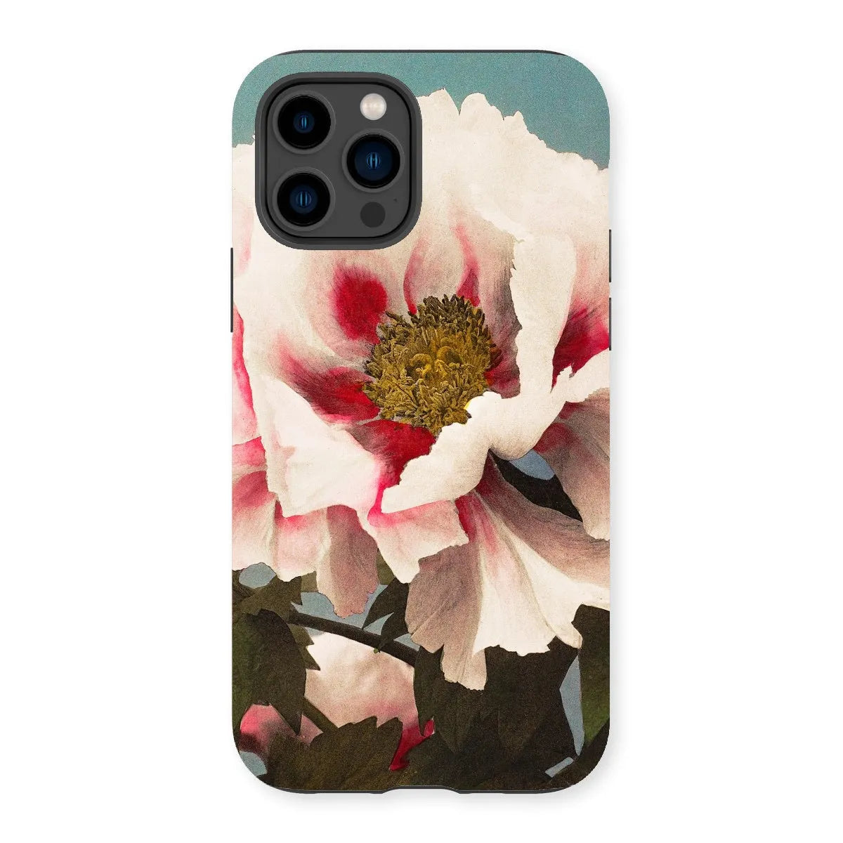 Pink Peony By Kazumasa Ogawa Art Phone Case - Iphone 14 Pro / Matte - Mobile Phone Cases - Aesthetic Art