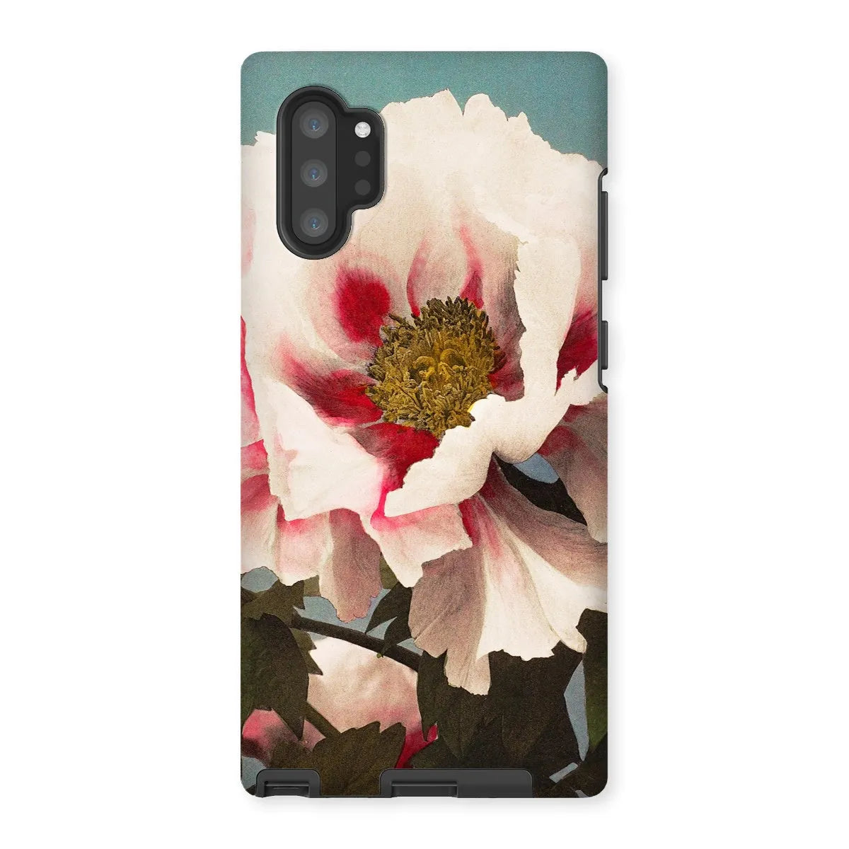 Pink Peony By Kazumasa Ogawa Art Phone Case - Samsung Galaxy Note 10p / Matte - Mobile Phone Cases - Aesthetic Art