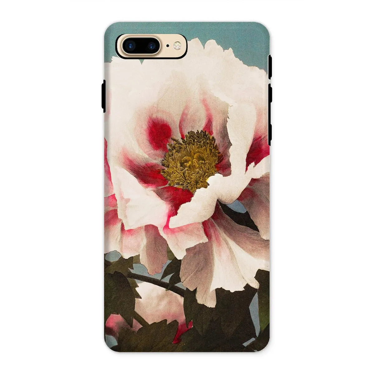 Pink Peony By Kazumasa Ogawa Art Phone Case - Iphone 8 Plus / Matte - Mobile Phone Cases - Aesthetic Art