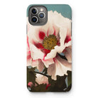 Pink Peony - Kazumasa Ogawa Floral Iphone Case, 11 Pro Max / Matte, Iphone Case Close-up Photograph Pink White Peony Flower