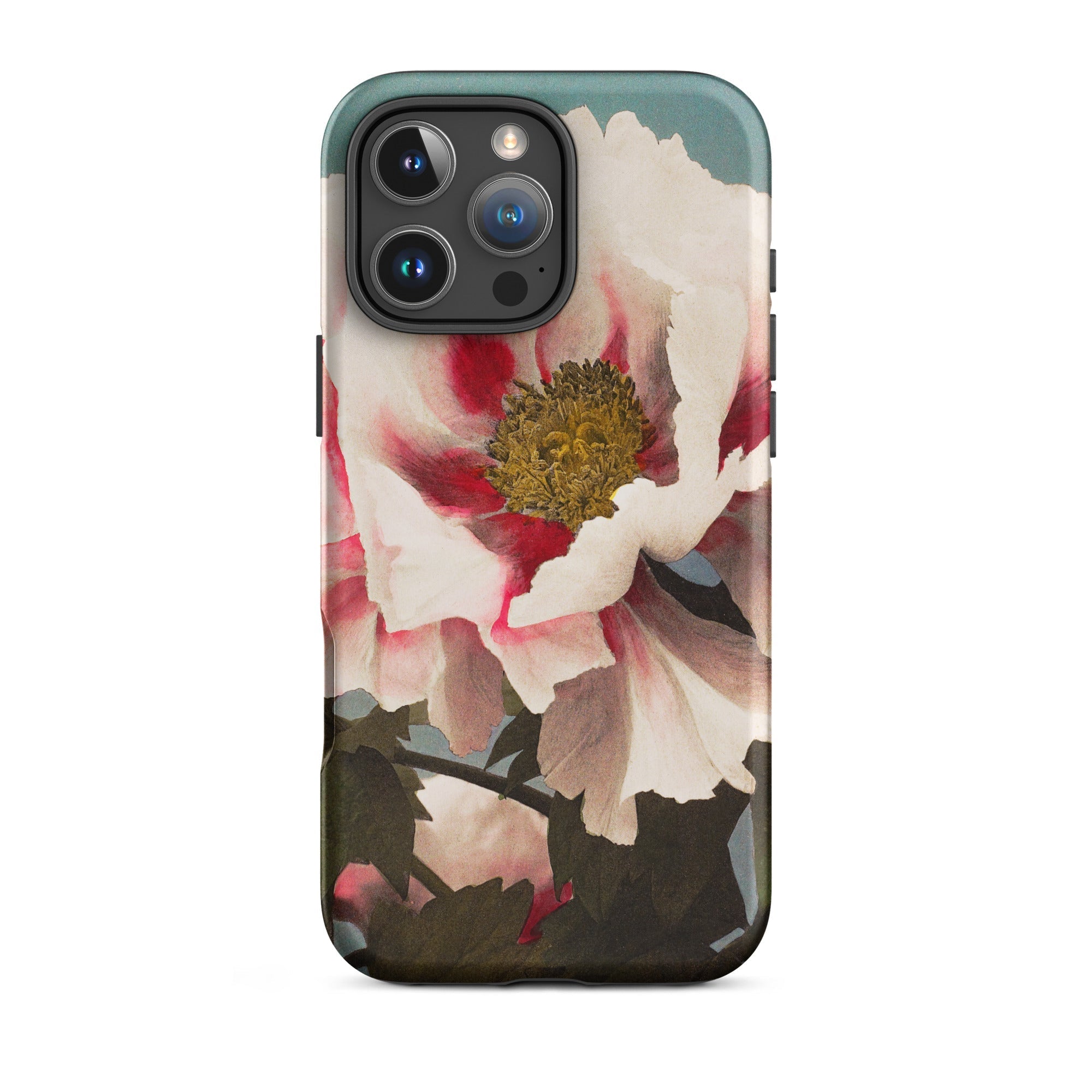 Pink Peony - Kazumasa Ogawa Floral Iphone Case, 16 Pro Max / Matte, Floral Patterned Phone Case