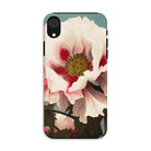 Pink Peony - Kazumasa Ogawa Floral Iphone Case, Xr / Matte, Phone Case Close-up Photograph Pink White Peony Flower