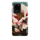 Pink Peony Kazumasa Ogawa Floral Samsung Case, Galaxy S20 Ultra / Matte, White Red Floral Phone Case Bloom Yellow Center