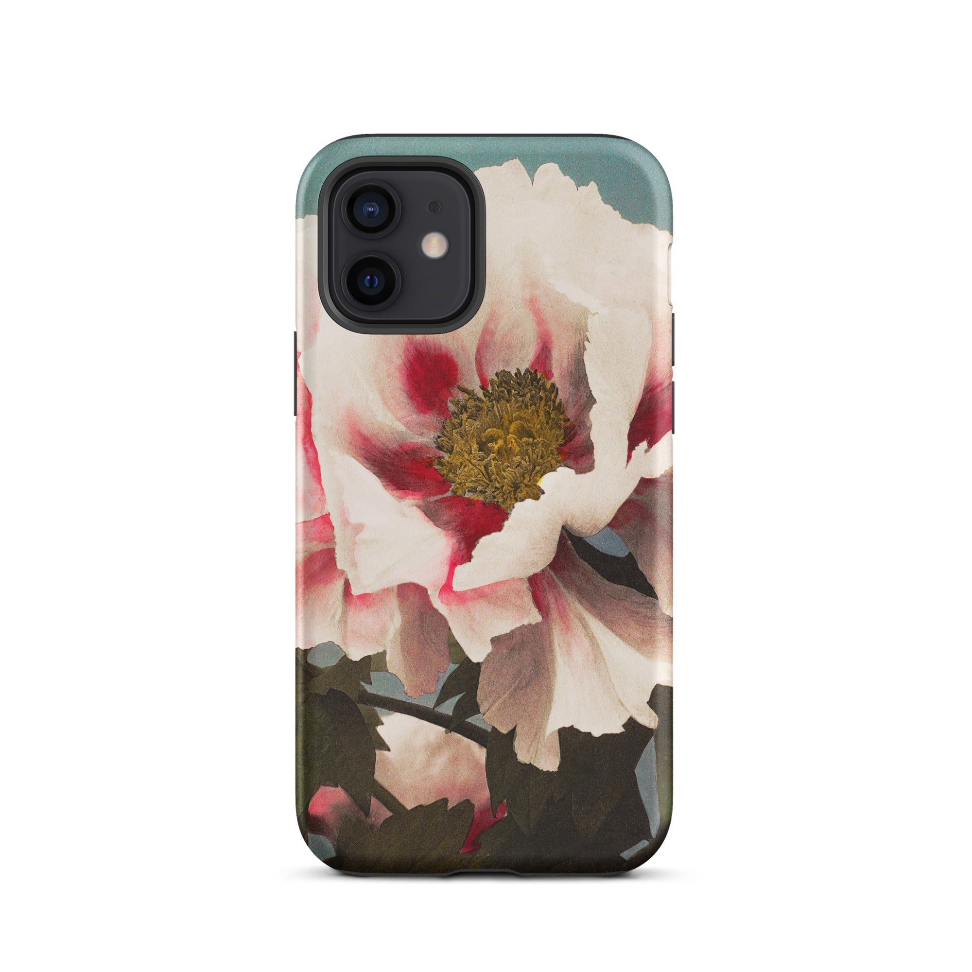 Pink Peony Ogawa Kazumasa Floral Iphone Case, 12 / Matte, Floral Patterned Phone Case