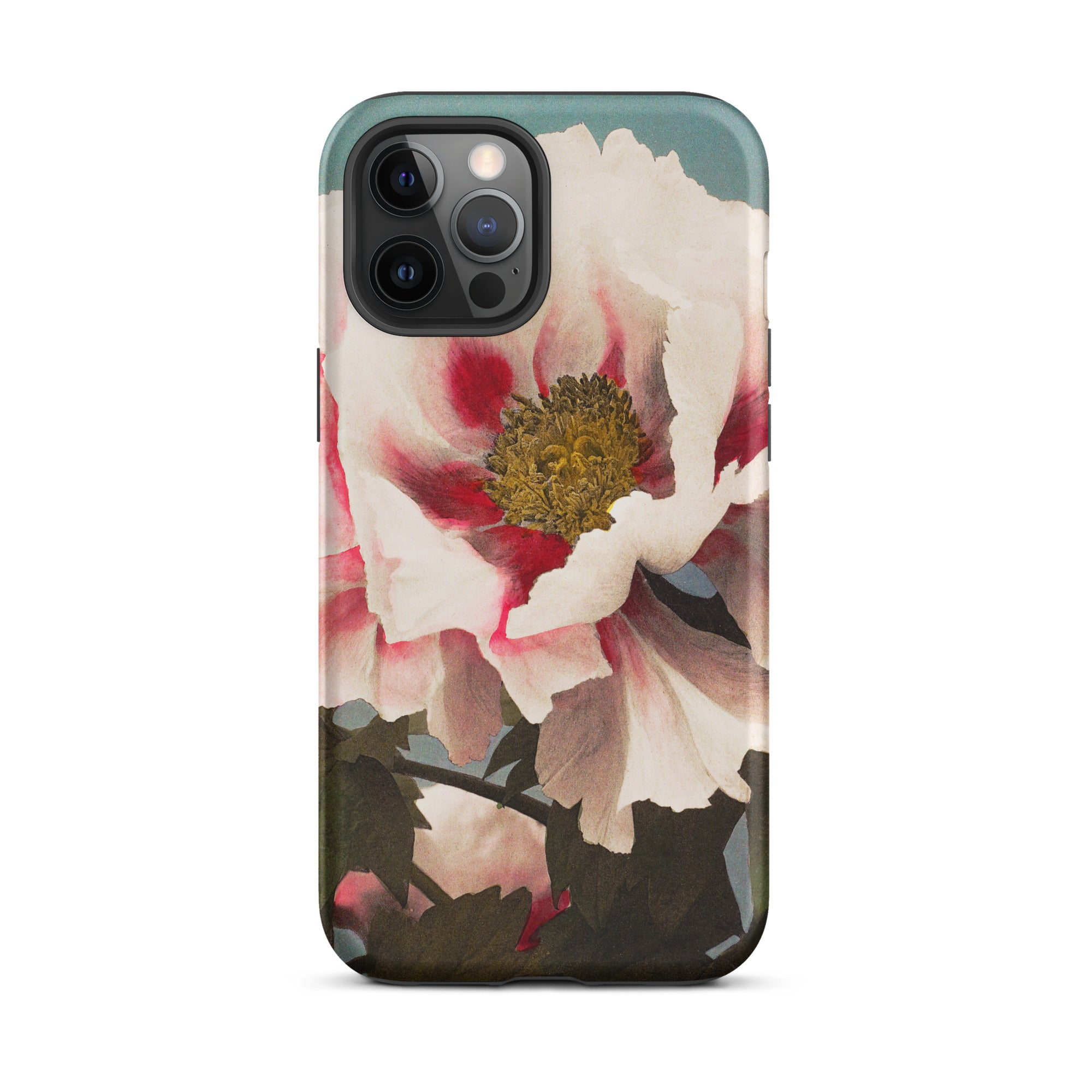 Pink Peony Ogawa Kazumasa Floral Iphone Case, 12 Pro Max / Matte, Floral Iphone Case