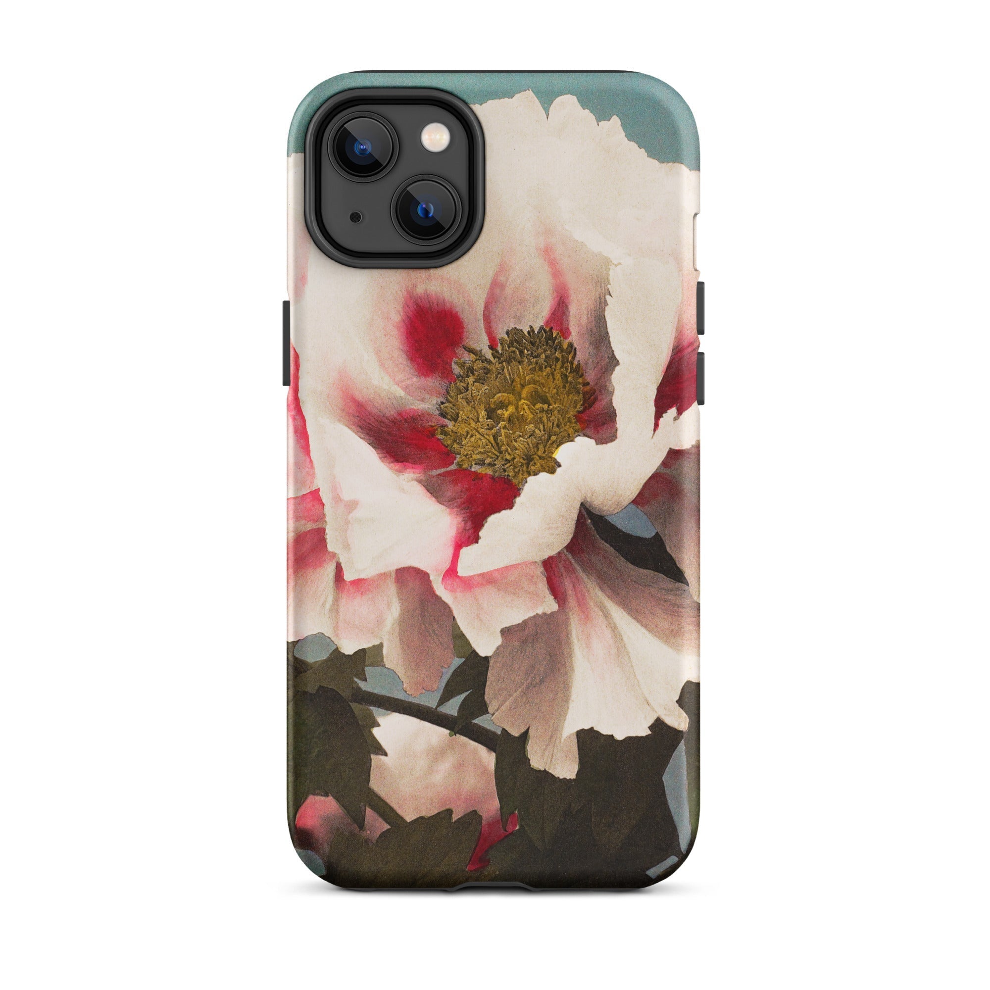 Pink Peony Ogawa Kazumasa Floral Iphone Case, 14 Plus / Matte, Floral Iphone Case
