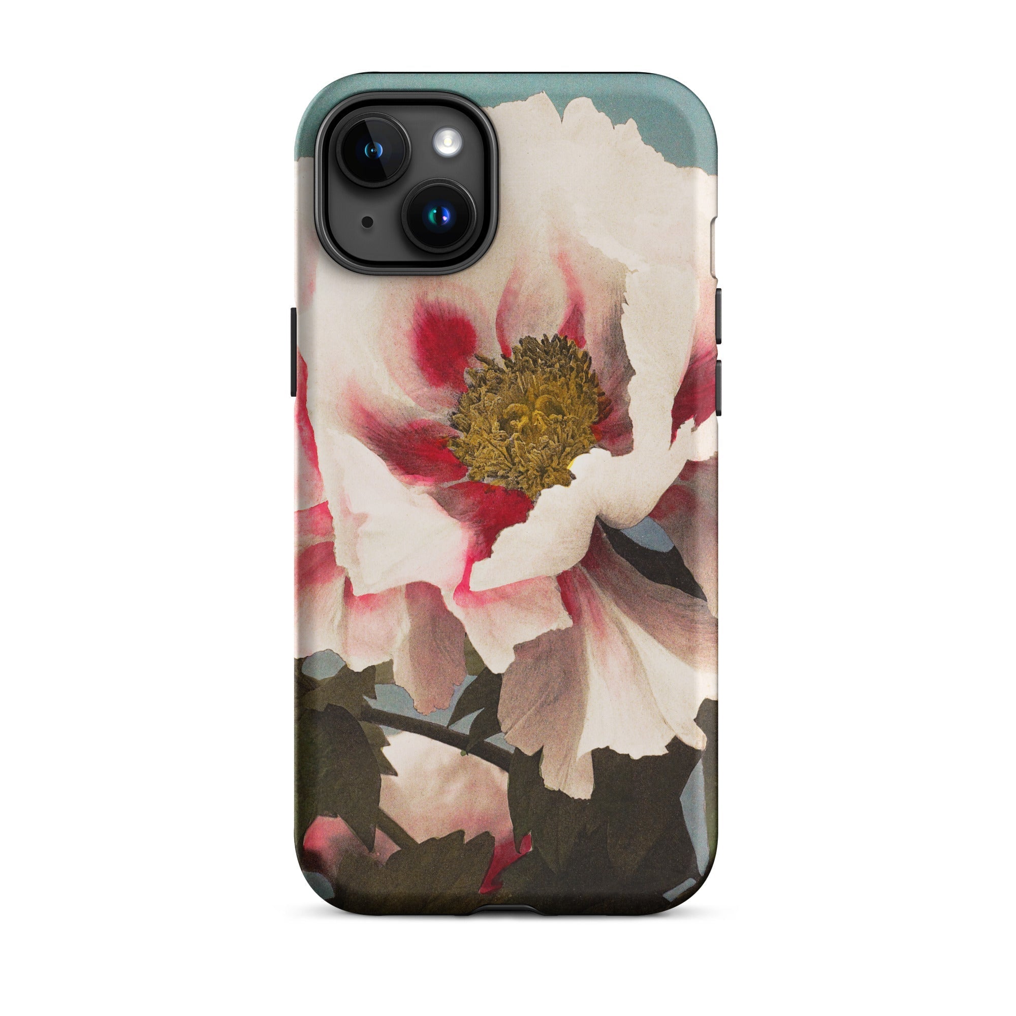 Pink Peony Ogawa Kazumasa Floral Iphone Case, 15 Plus / Matte, Floral Patterned Phone Case