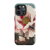 Pink Peony - Ogawa Kazumasa Floral Iphone Case, 15 Pro Max / Matte, Floral Patterned Phone Case